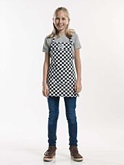 Chaud Devant Bib Apron Kids Domino W50 - L55