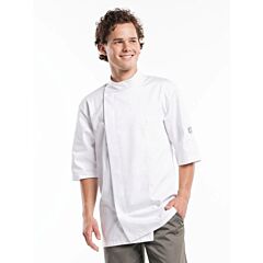 Chaud Devant Chef Jacket Bacio White Short Sleeve Maat M