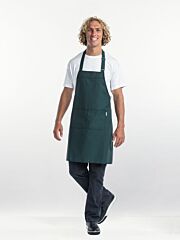 Chaud Devant Schort Bib Apron Base Pine Green W70-L85