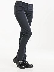 Chaud Devant Broek Lady Skinny Black Stretch Maat L