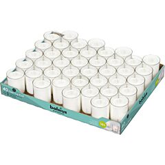 Bolsius Professional Clear Cup Plus Transp 16 Branduren 5 X 40St