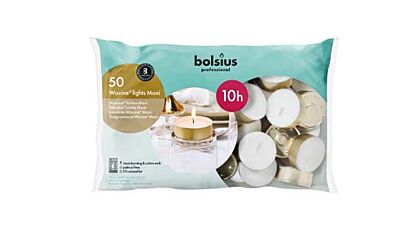 Bolsius Professional Maxi Waxine Licht Gouden Cup 10Uur Branduren