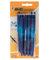 Bic Balpen Soft Clic Blauw