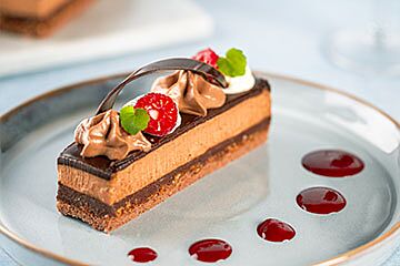 Choco mousse ganache